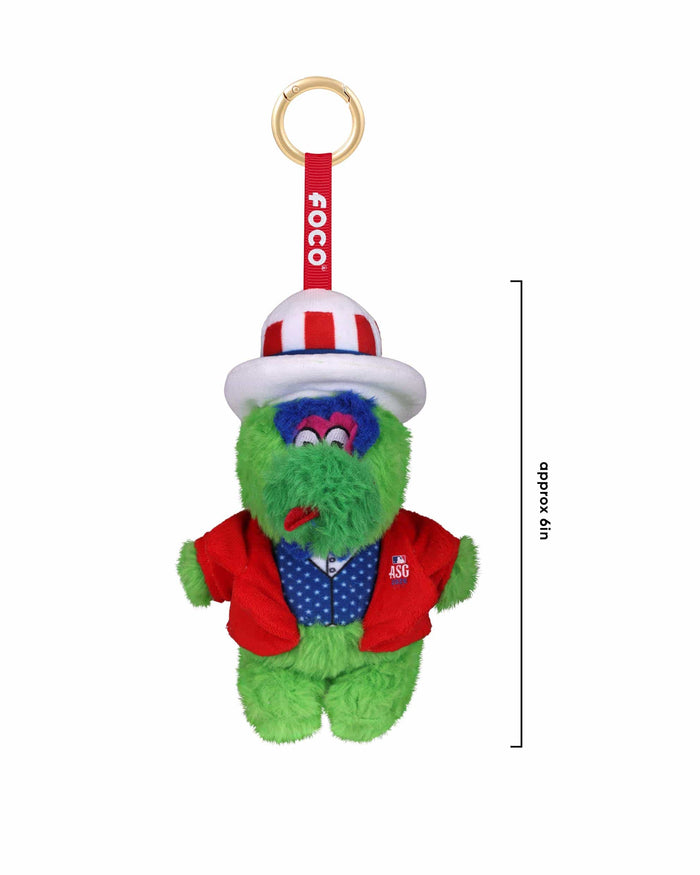 Phillie Phanatic Philadelphia Phillies 2026 All-Star FOOCOOS Plush Bag Charm Keychain Blind Box Series 1