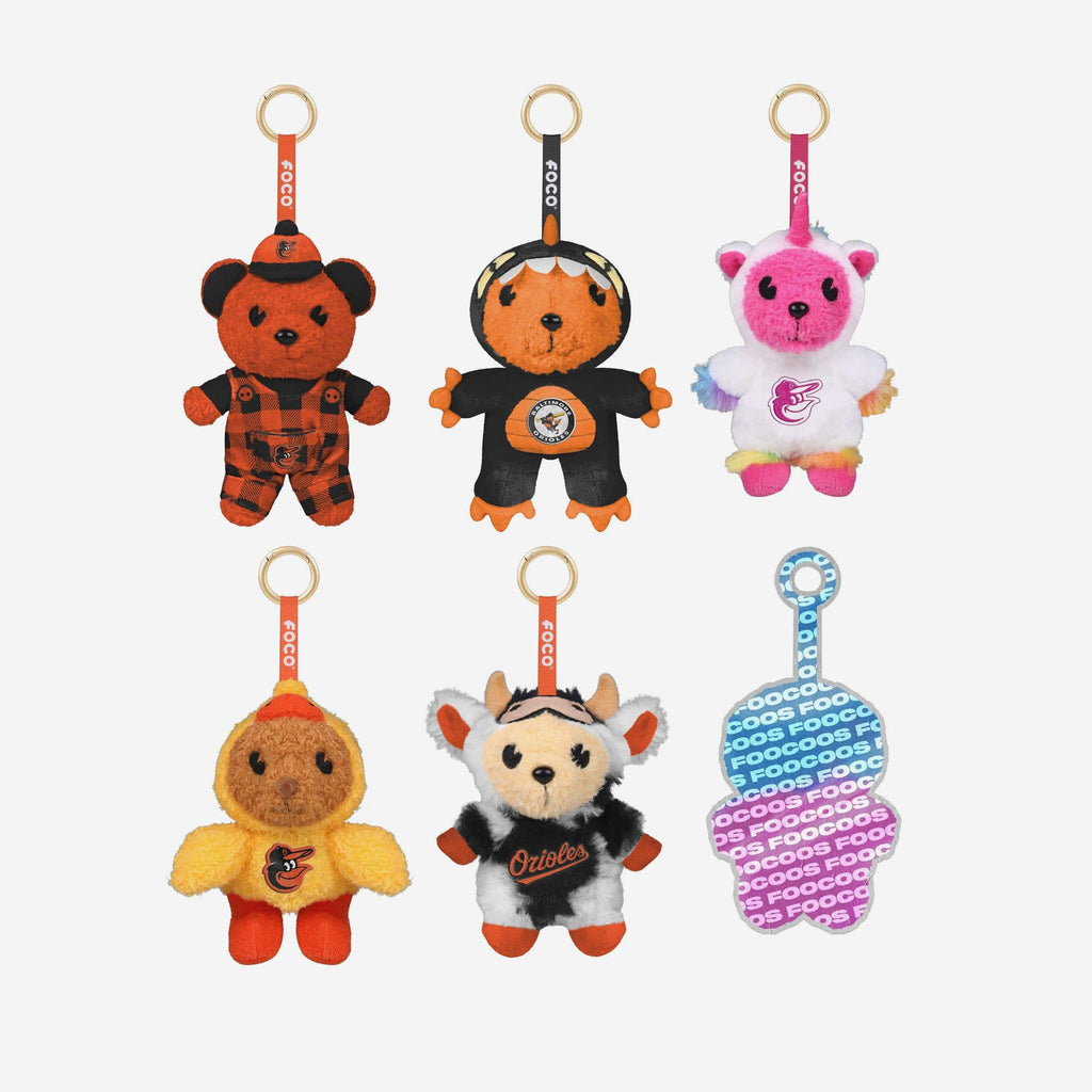 Baltimore Orioles FOOCOOS Plush Bag Charm Keychain Blind Box Series 1 FOCO - FOCO.com