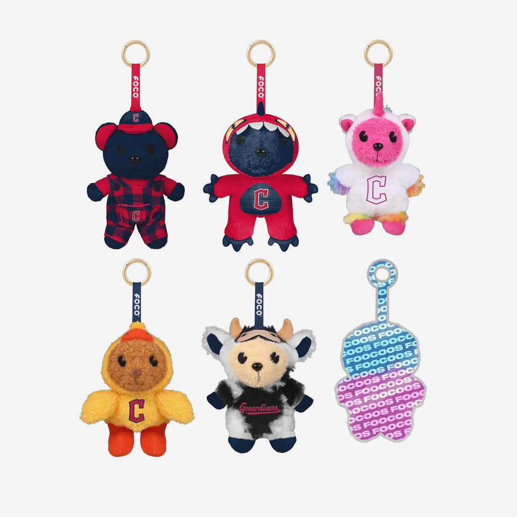 Cleveland Guardians FOOCOOS Plush Bag Charm Keychain Blind Box Series 1 FOCO - FOCO.com