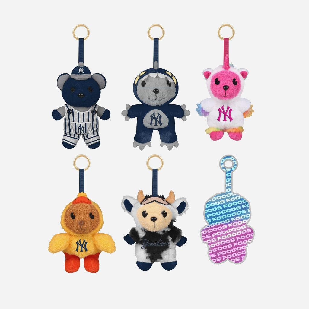 New York Yankees FOOCOOS Plush Bag Charm Keychain Blind Box Series 1 FOCO - FOCO.com