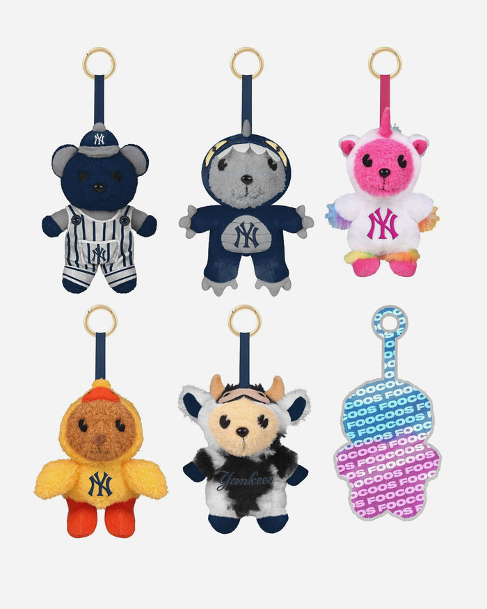 New York Yankees FOOCOOS Plush Bag Charm Keychain Blind Box Series 1 FOCO - FOCO.com