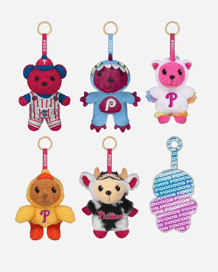 Philadelphia Phillies FOOCOOS Plush Bag Charm Keychain Blind Box Series 1 FOCO - FOCO.com