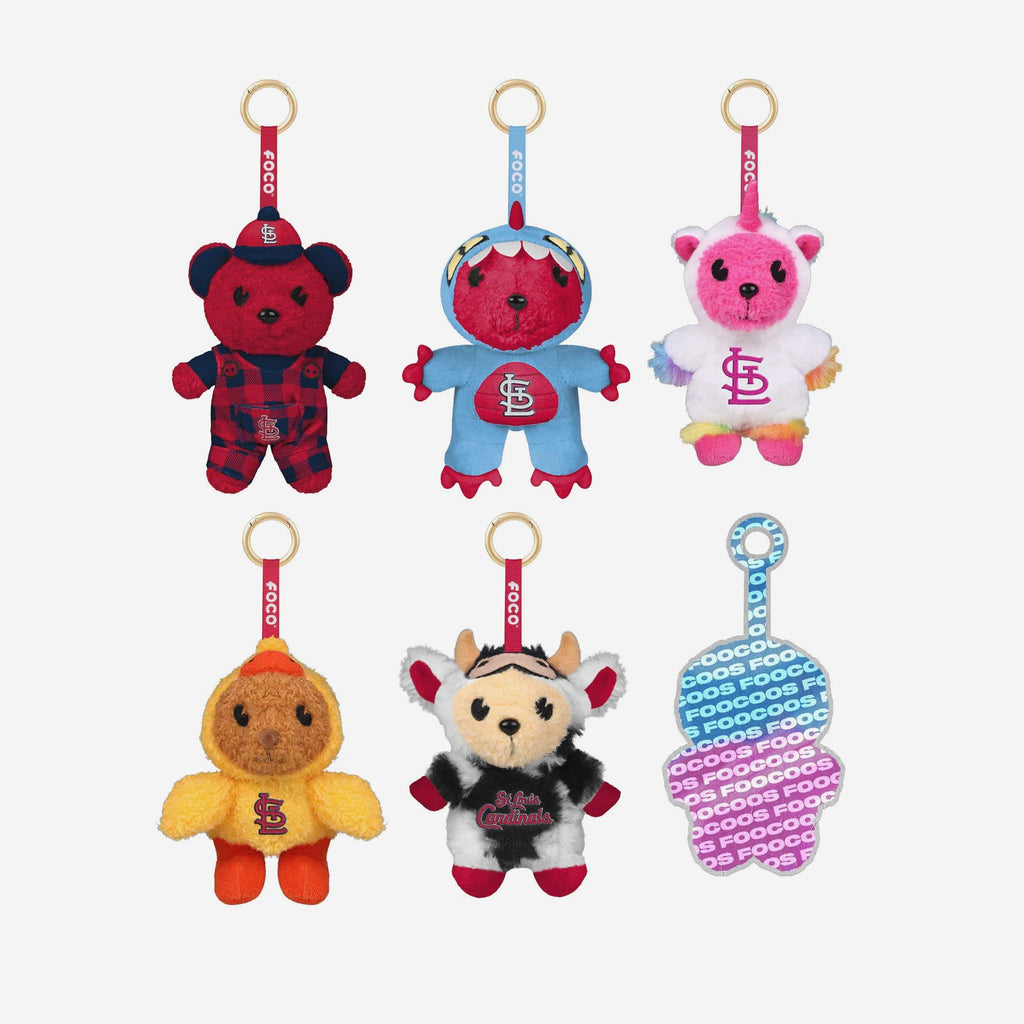 St. Louis Cardinals FOOCOOS Plush Bag Charm Keychain Blind Box Series 1 FOCO - FOCO.com