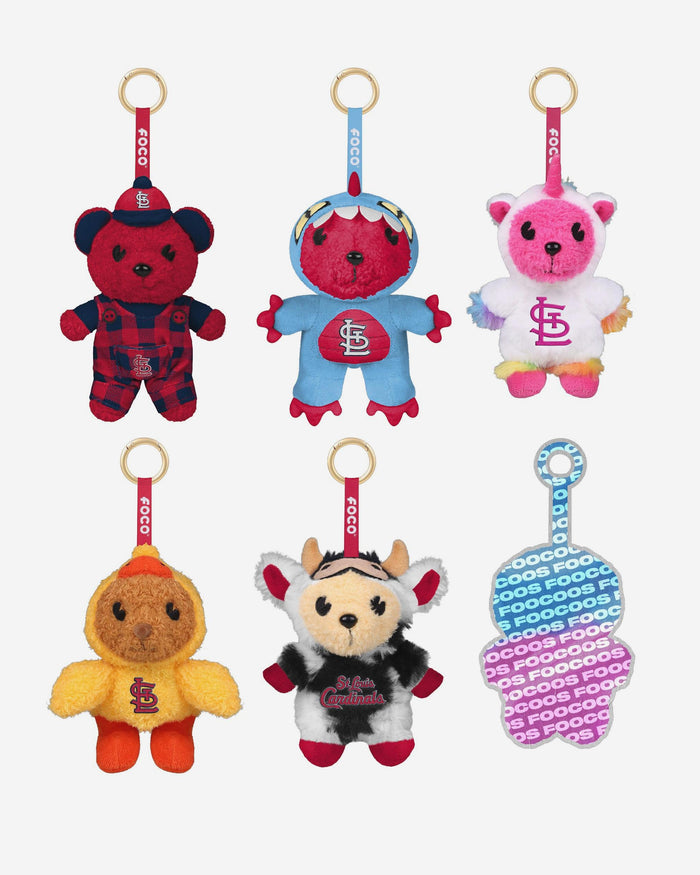 St. Louis Cardinals FOOCOOS Plush Bag Charm Keychain Blind Box Series 1 FOCO - FOCO.com