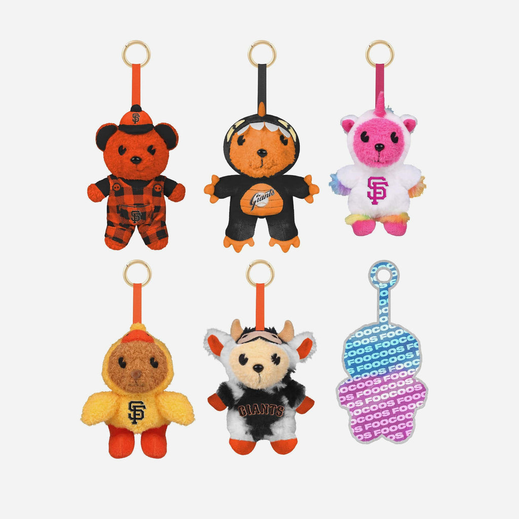 San Francisco Giants FOOCOOS Plush Bag Charm Keychain Blind Box Series 1 FOCO - FOCO.com