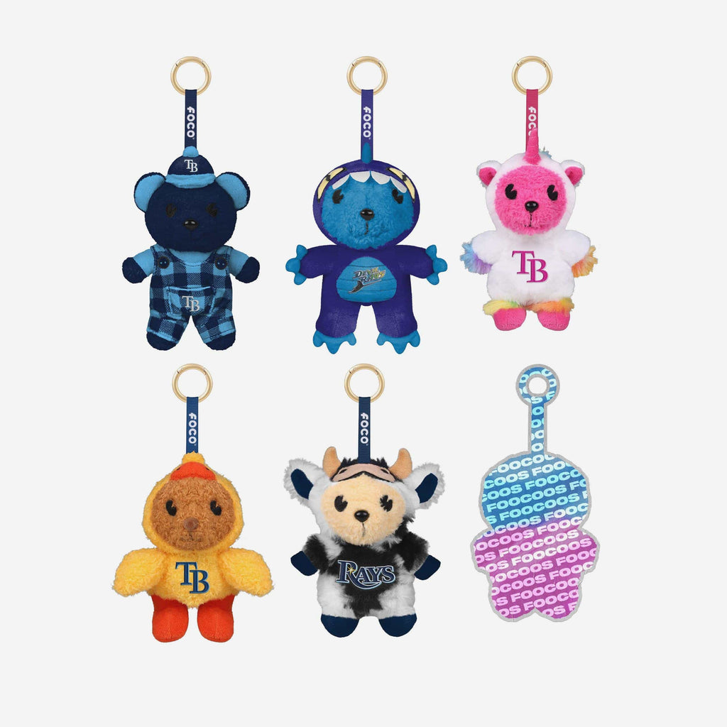 Tampa Bay Rays FOOCOOS Plush Bag Charm Keychain Blind Box Series 1 FOCO - FOCO.com