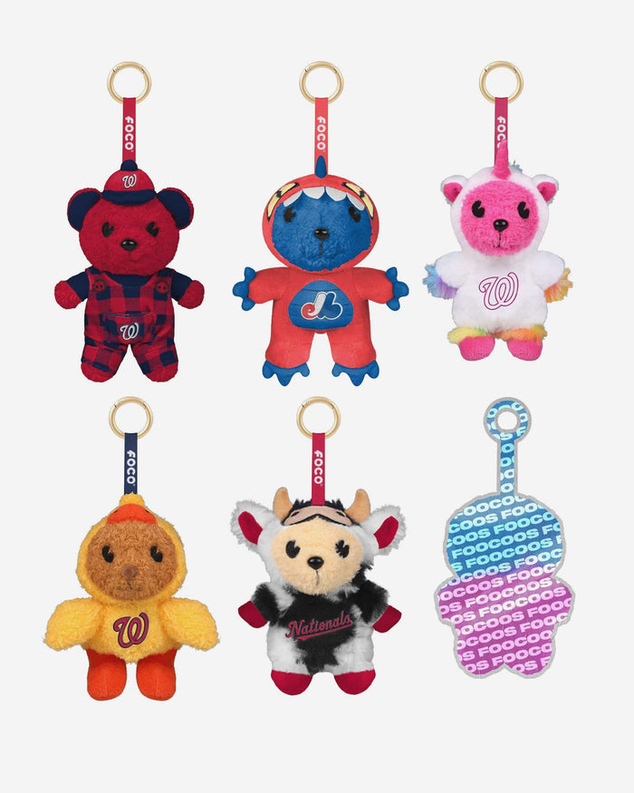 Washington Nationals FOOCOOS Plush Bag Charm Keychain Blind Box Series 1 FOCO - FOCO.com