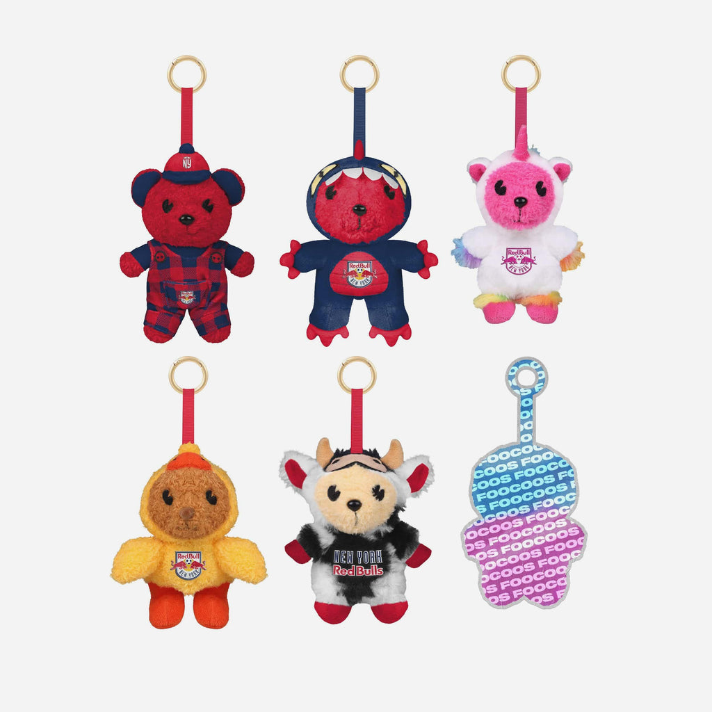New York Red Bulls FOOCOOS Plush Bag Charm Keychain Blind Box Series 1 FOCO - FOCO.com