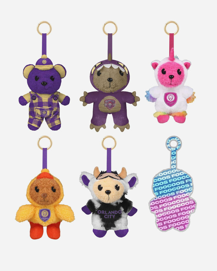 Orlando City Sc FOOCOOS Plush Bag Charm Keychain Blind Box Series 1 FOCO - FOCO.com