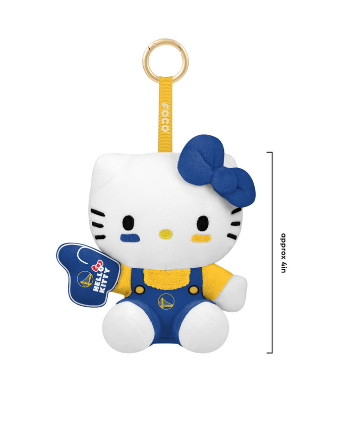 Golden State Warriors Hello Kitty® FOOCOOS Plush Bag Charm Keychain Blind Box Series 1 FOCO - FOCO.com