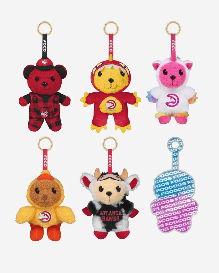 Atlanta Hawks FOOCOOS Plush Bag Charm Keychain Blind Box Series 1 FOCO - FOCO.com
