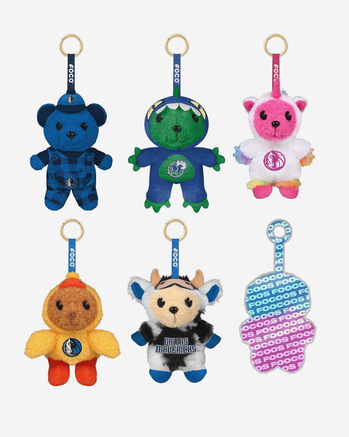 Dallas Mavericks FOOCOOS Plush Bag Charm Keychain Blind Box Series 1 FOCO - FOCO.com