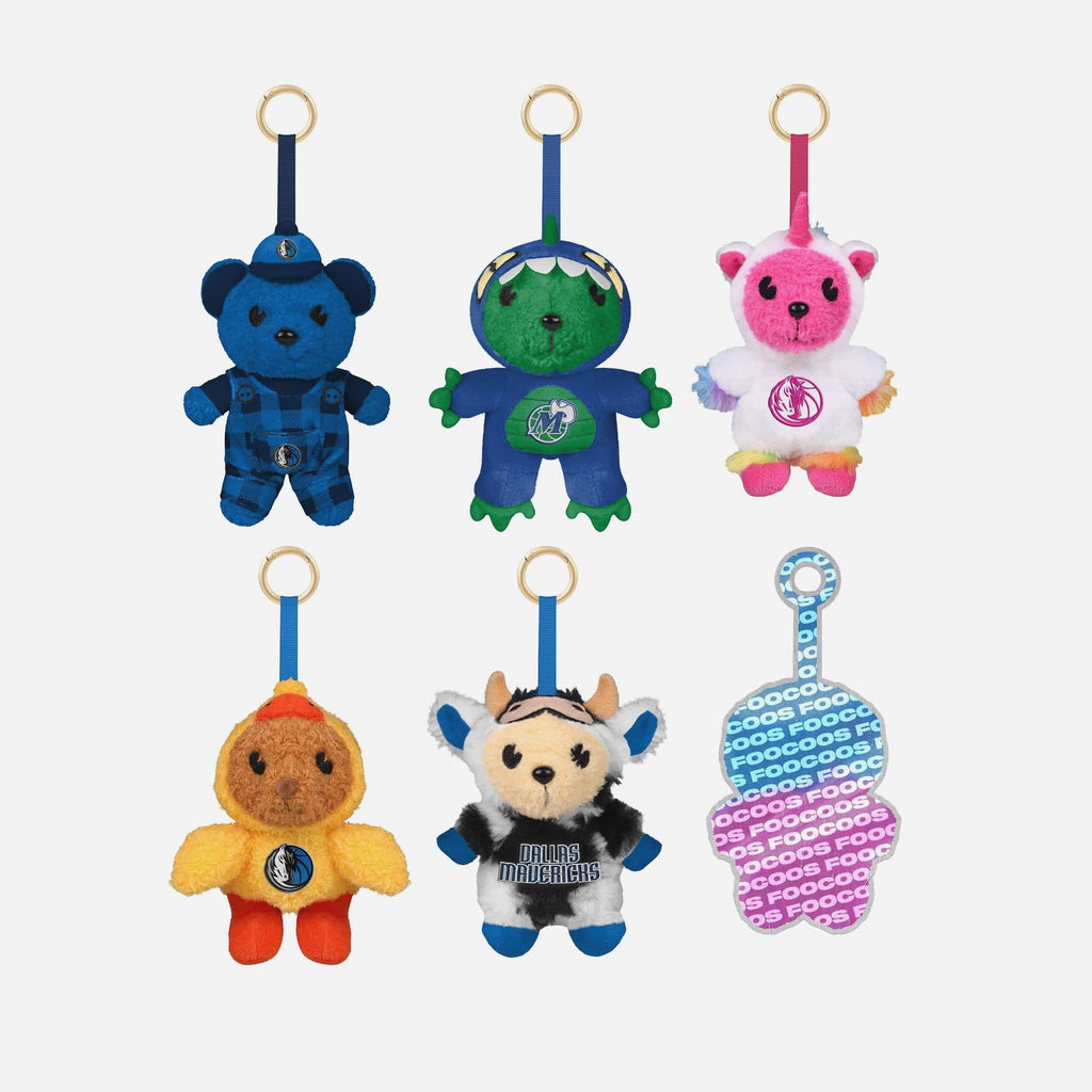 Dallas Mavericks FOOCOOS Plush Bag Charm Keychain Blind Box Series 1 FOCO - FOCO.com