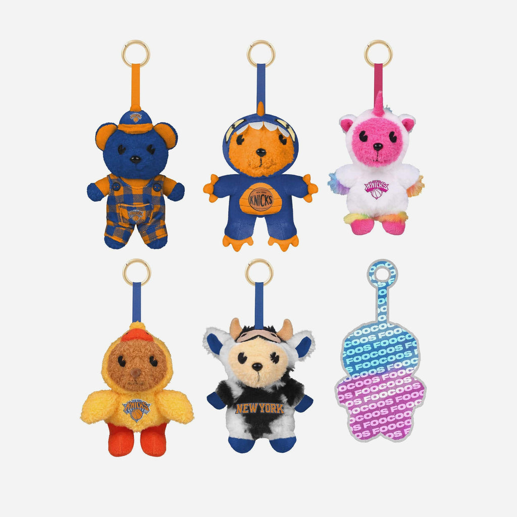 New York Knicks FOOCOOS Plush Bag Charm Keychain Blind Box Series 1 FOCO - FOCO.com