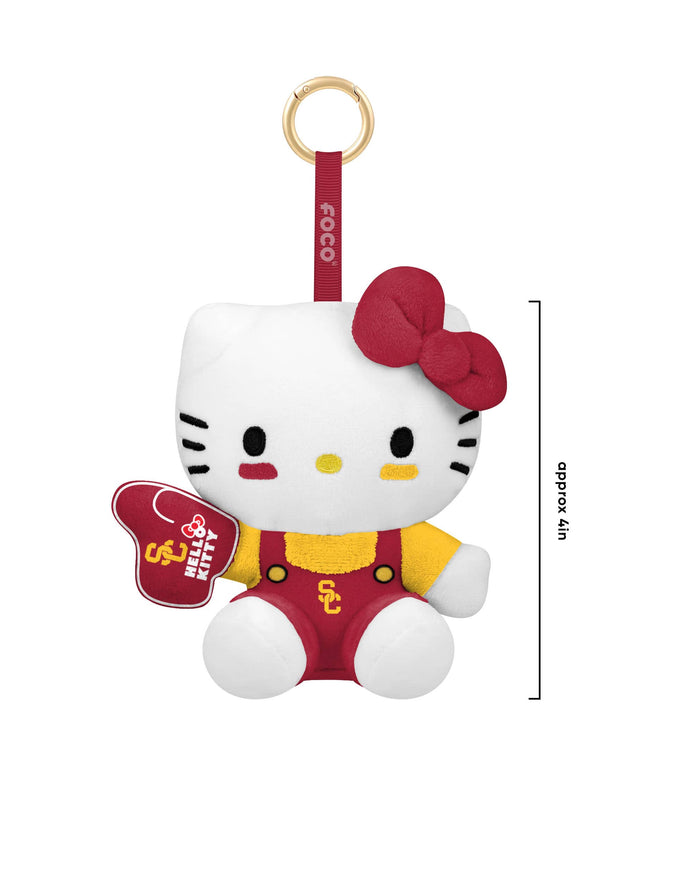 USC Trojans Hello Kitty® FOOCOOS Plush Bag Charm Keychain Blind Box Series 1 FOCO - FOCO.com