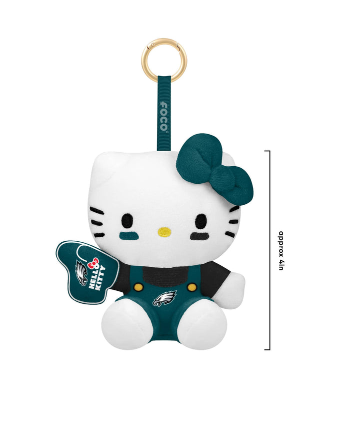 Philadelphia Eagles Hello Kitty® FOOCOOS Plush Bag Charm Keychain Blind Box Series 1 FOCO - FOCO.com