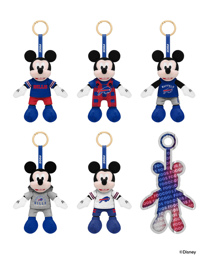 Buffalo Bills Disney Mickey Mouse FOOCOOS Clip-On Plush Blind Box Series 1 FOCO - FOCO.com