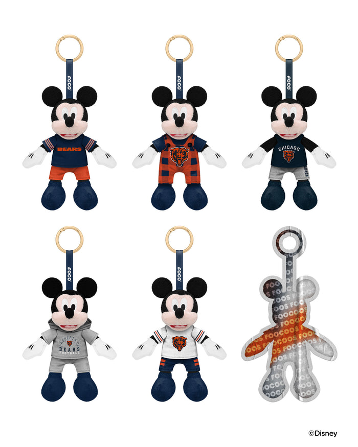 Chicago Bears Disney Mickey Mouse FOOCOOS Clip-On Plush Blind Box Series 1 FOCO - FOCO.com