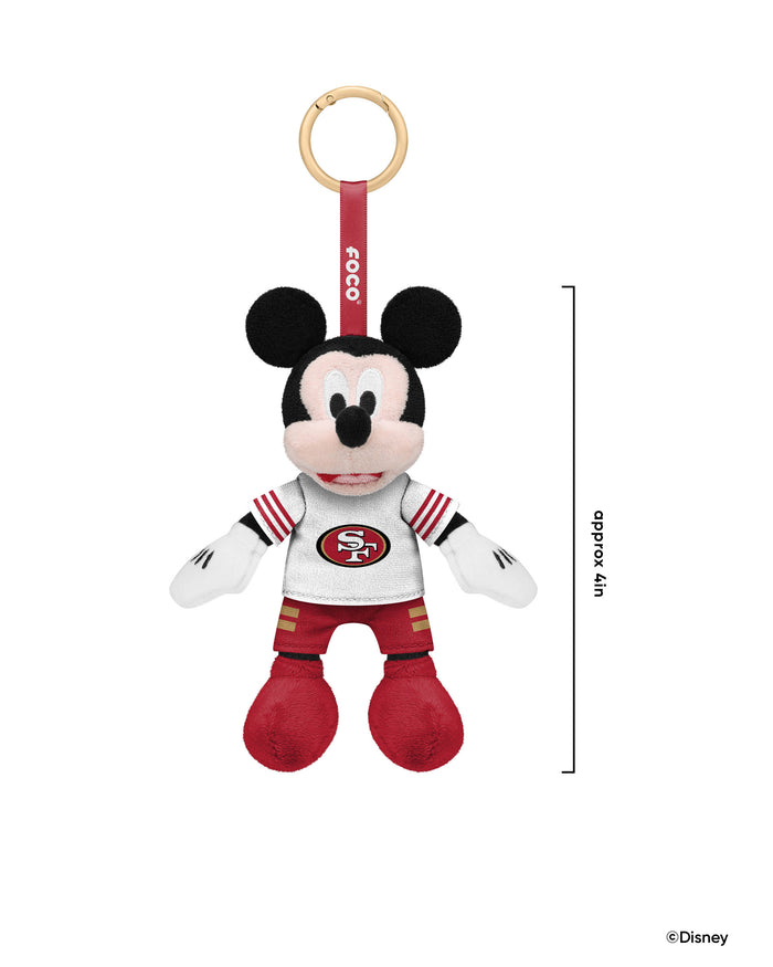 San Francisco 49ers Disney Mickey Mouse FOOCOOS Clip-On Plush Blind Box Series 1 FOCO - FOCO.com