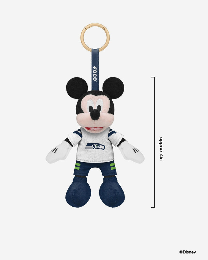 Seattle Seahawks Disney Mickey Mouse FOOCOOS Clip-On Plush Blind Box Series 1 FOCO - FOCO.com