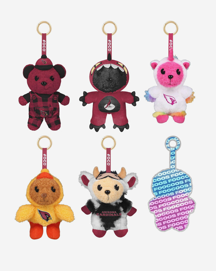 Arizona Cardinals FOOCOOS Plush Bag Charm Keychain Blind Box Series 1 FOCO - FOCO.com