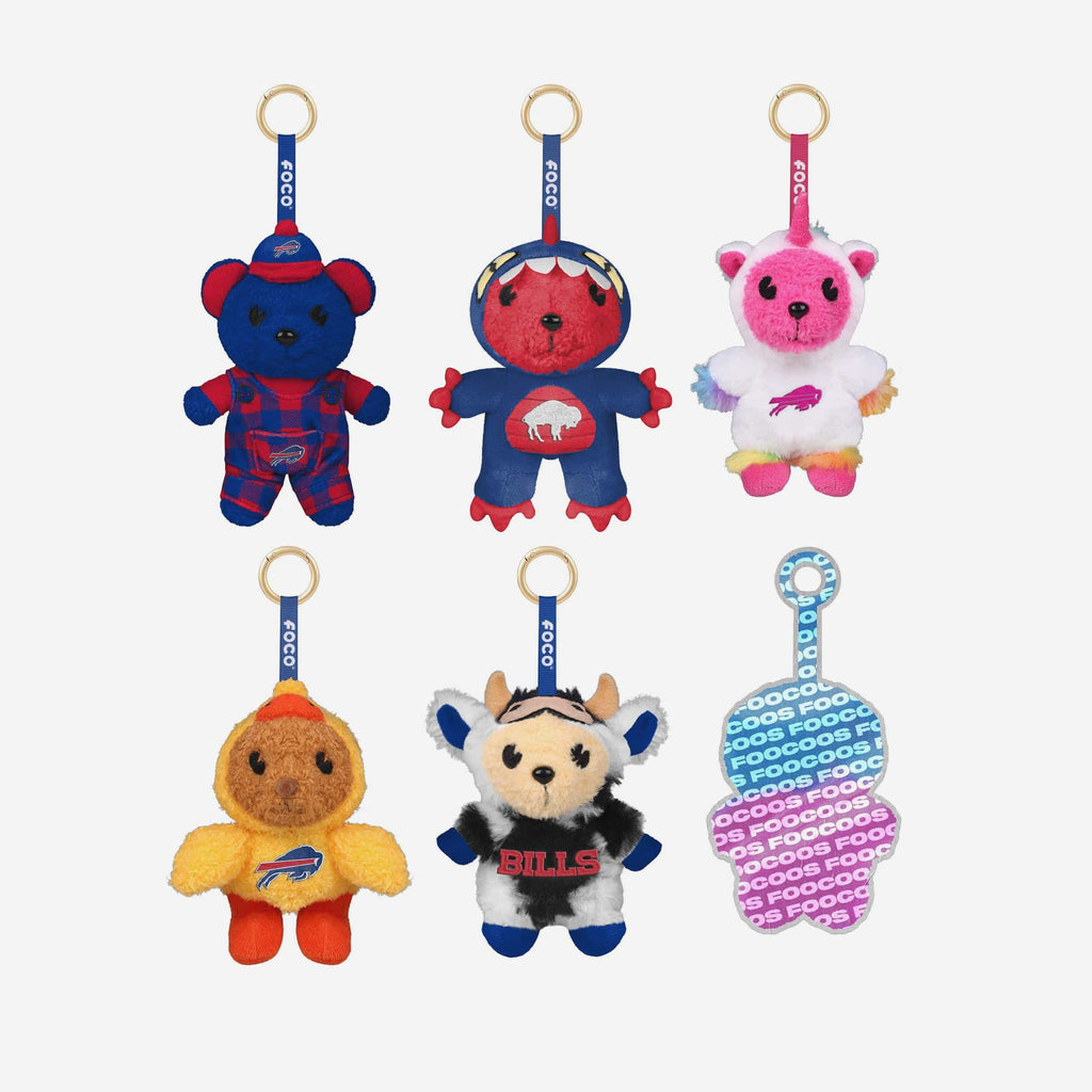 Buffalo Bills FOOCOOS Plush Bag Charm Keychain Blind Box Series 1 FOCO - FOCO.com