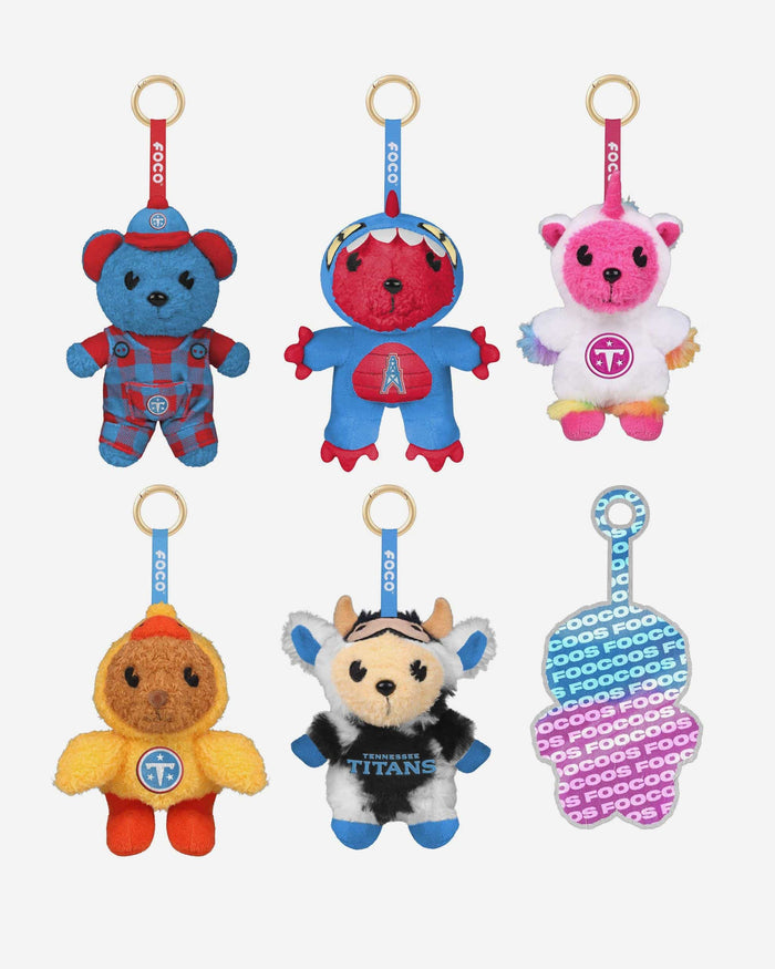 Tennessee Titans FOOCOOS Plush Bag Charm Keychain Blind Box Series 1 FOCO - FOCO.com