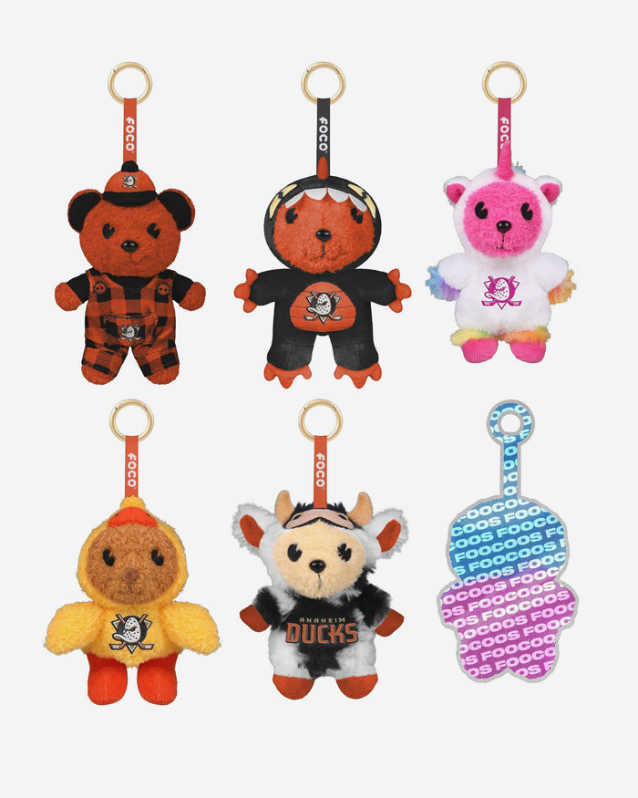 Anaheim Ducks FOOCOOS Plush Bag Charm Keychain Blind Box Series 1 FOCO - FOCO.com