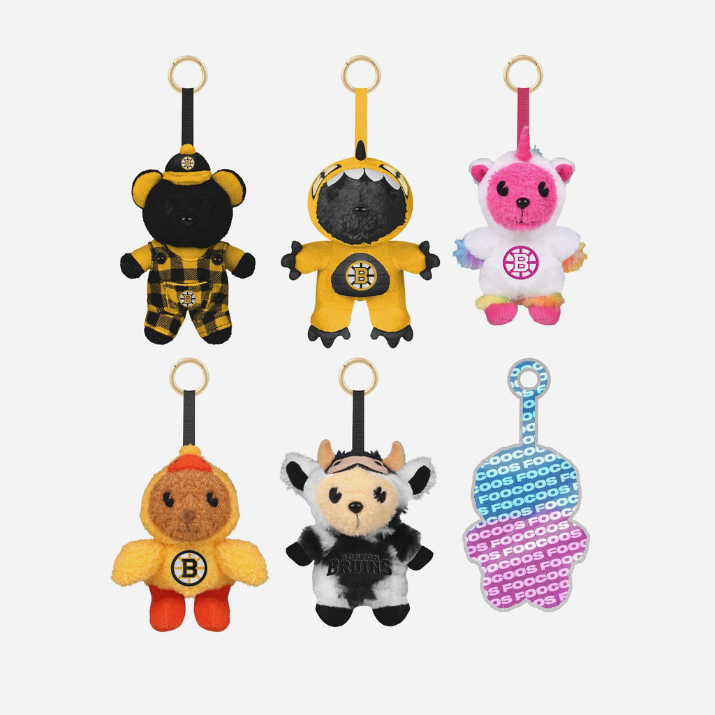 Boston Bruins FOOCOOS Plush Bag Charm Keychain Blind Box Series 1 FOCO - FOCO.com