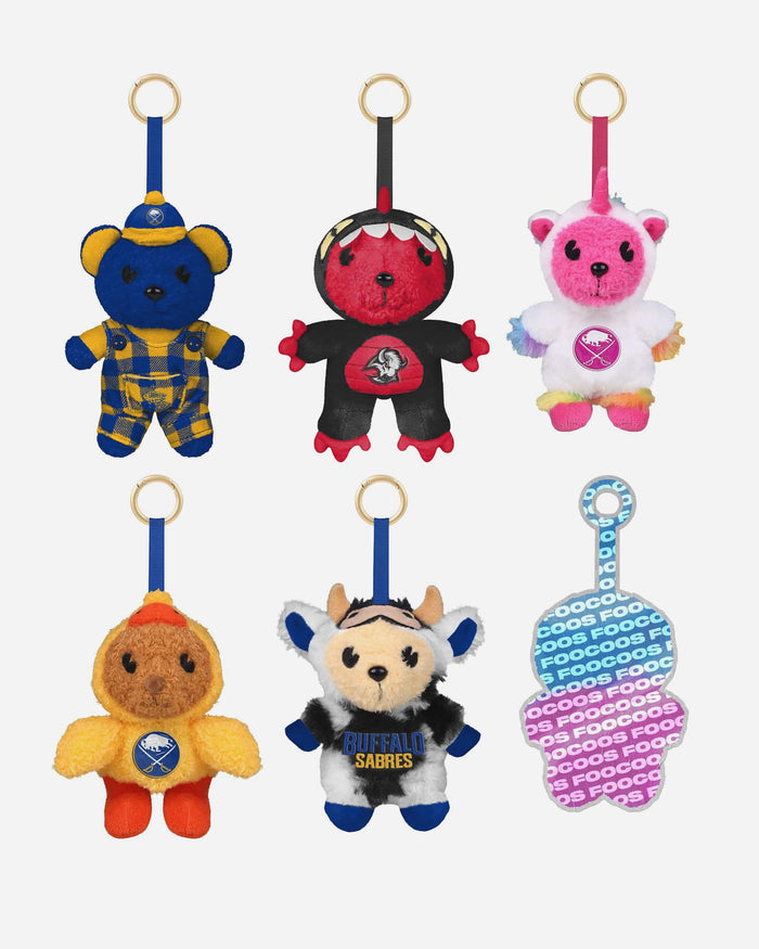 Buffalo Sabres FOOCOOS Plush Bag Charm Keychain Blind Box Series 1 FOCO - FOCO.com