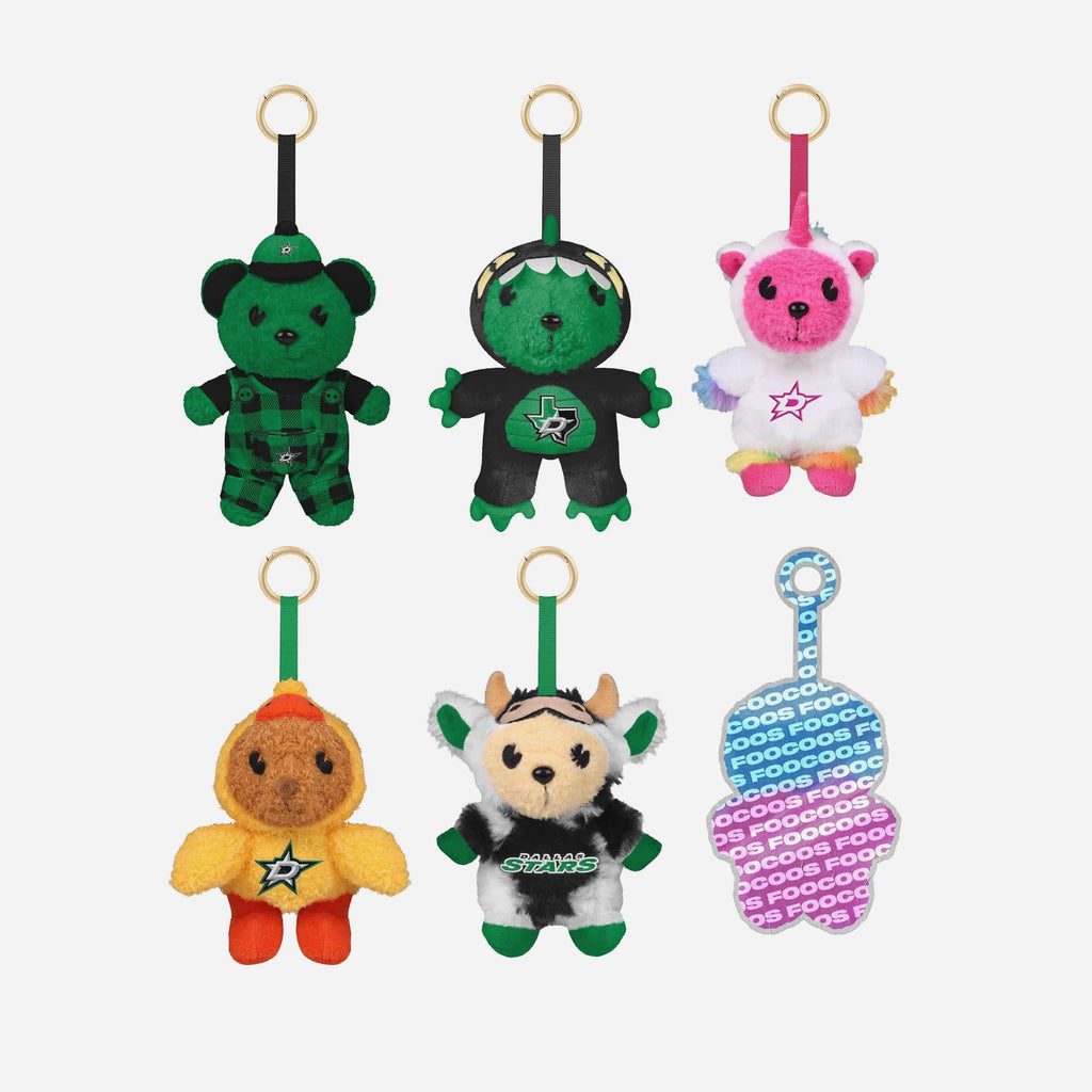 Dallas Stars FOOCOOS Plush Bag Charm Keychain Blind Box Series 1 FOCO - FOCO.com