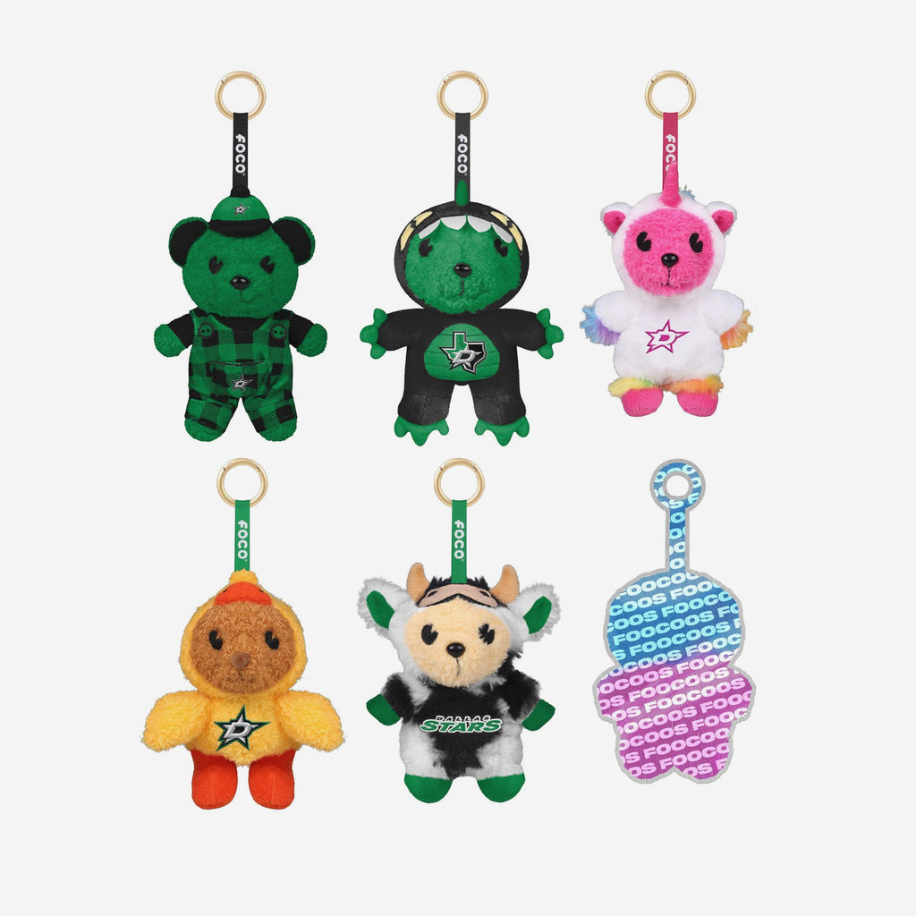Dallas Stars FOOCOOS Plush Bag Charm Keychain Blind Box Series 1 FOCO - FOCO.com