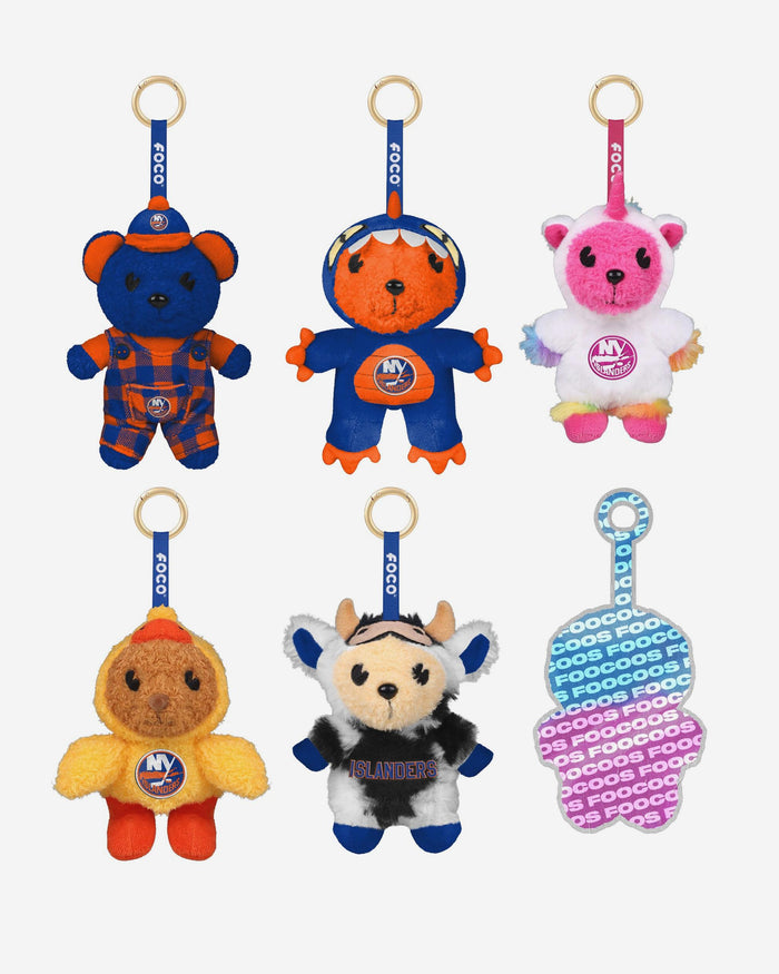 New York Islanders FOOCOOS Plush Bag Charm Keychain Blind Box Series 1 FOCO - FOCO.com