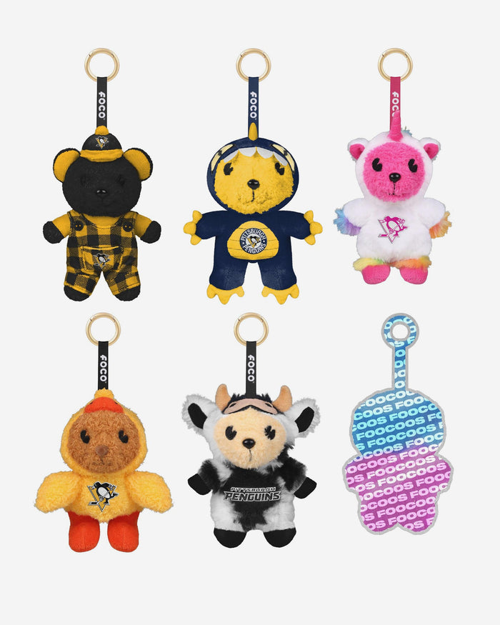 Pittsburgh Penguins FOOCOOS Plush Bag Charm Keychain Blind Box Series 1 FOCO - FOCO.com