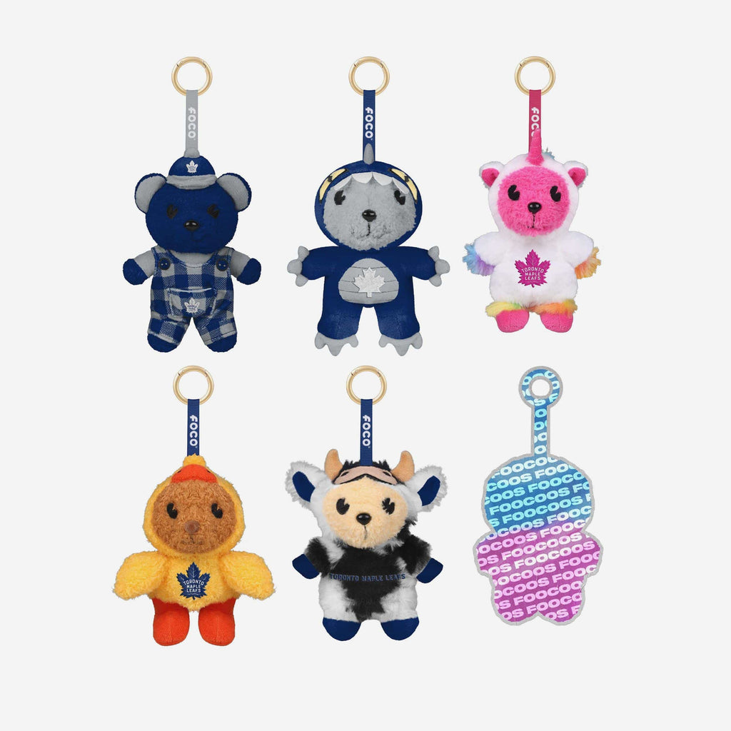 Toronto Maple Leafs FOOCOOS Plush Bag Charm Keychain Blind Box Series 1 FOCO - FOCO.com