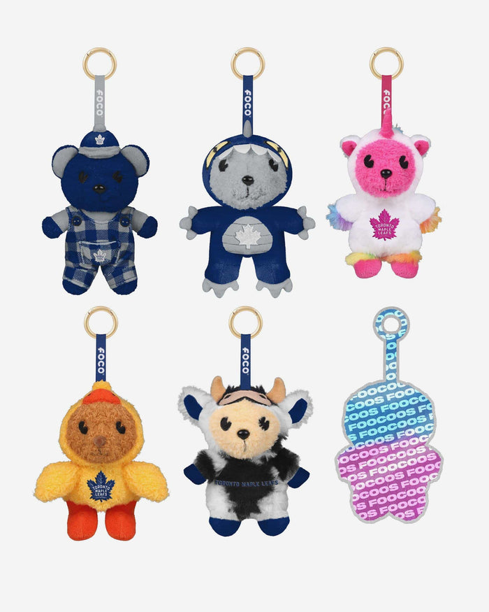 Toronto Maple Leafs FOOCOOS Plush Bag Charm Keychain Blind Box Series 1 FOCO - FOCO.com