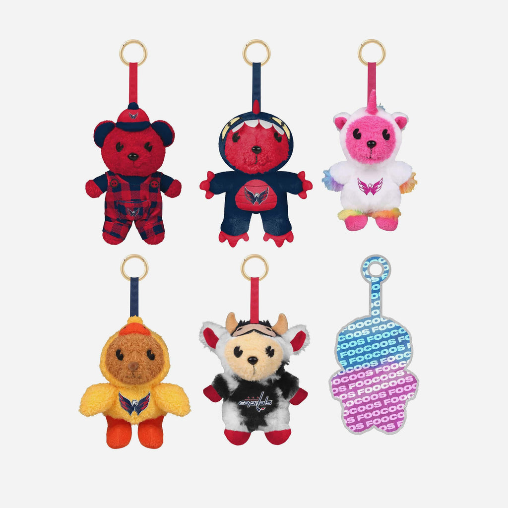 Washington Capitals FOOCOOS Plush Bag Charm Keychain Blind Box Series 1 FOCO - FOCO.com