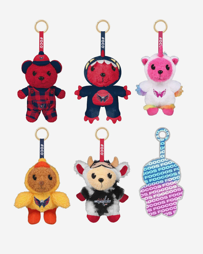 Washington Capitals FOOCOOS Plush Bag Charm Keychain Blind Box Series 1 FOCO - FOCO.com