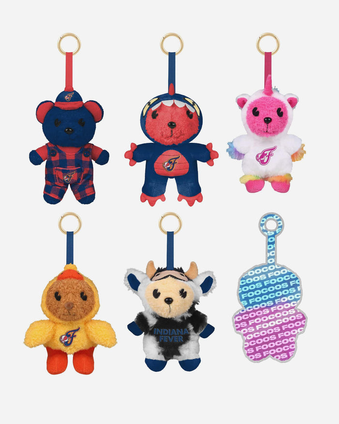 Indiana Fever FOOCOOS Plush Bag Charm Keychain Blind Box Series 1 FOCO - FOCO.com