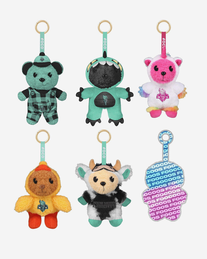 New York Liberty FOOCOOS Plush Bag Charm Keychain Blind Box Series 1 FOCO - FOCO.com