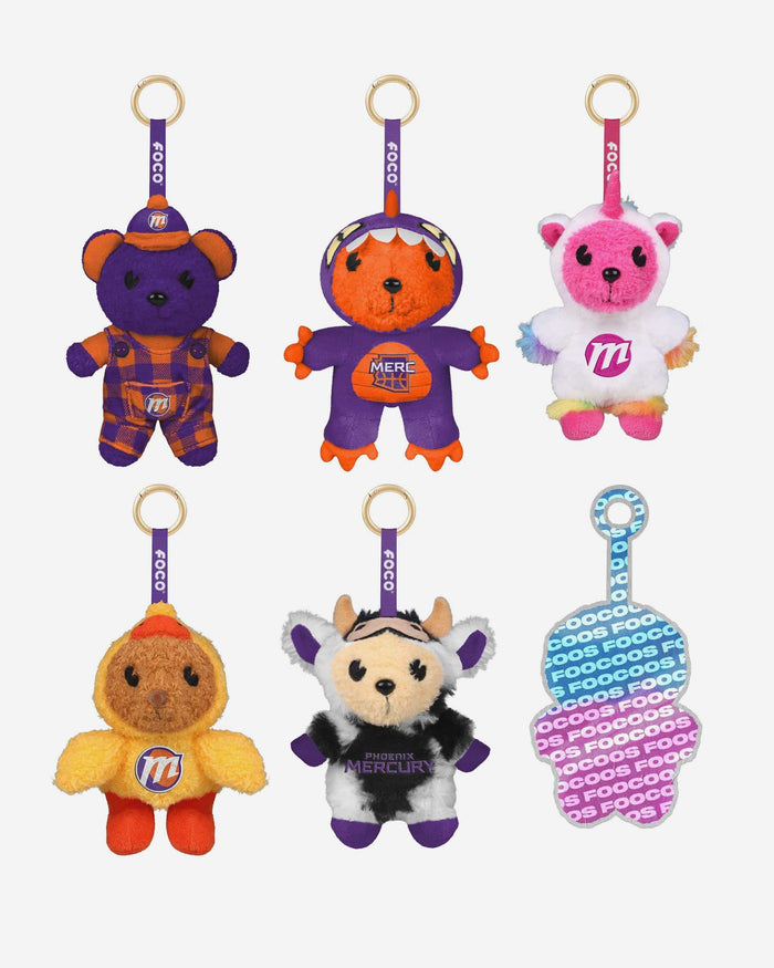Phoenix Mercury FOOCOOS Plush Bag Charm Keychain Blind Box Series 1 FOCO - FOCO.com