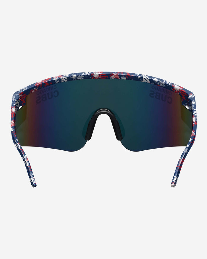 Chicago Cubs Floral Large Frame Sunglasses FOCO - FOCO.com