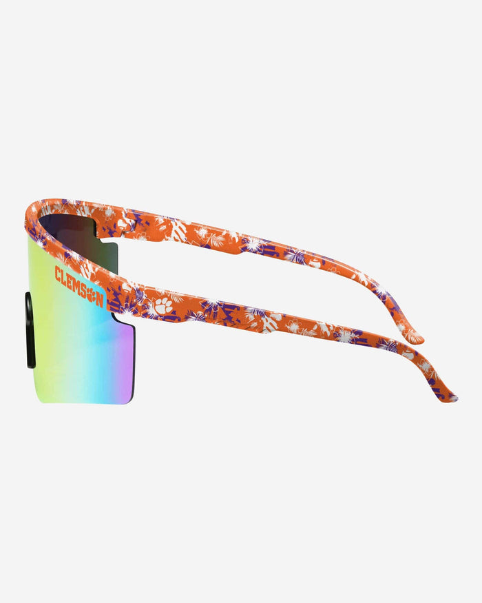 Clemson Tigers Floral Large Frame Sunglasses FOCO - FOCO.com