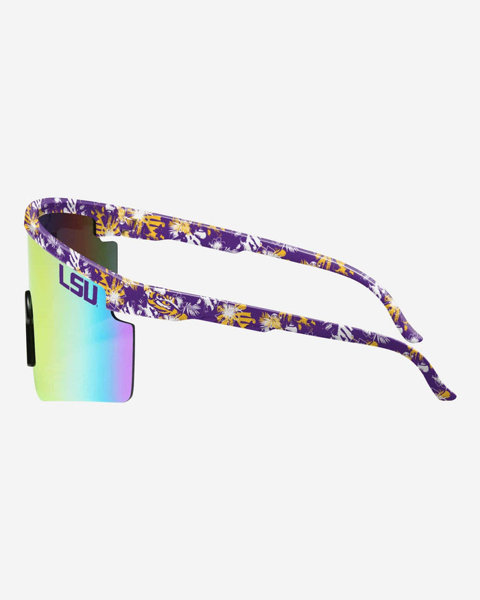 LSU Tigers Floral Large Frame Sunglasses FOCO - FOCO.com