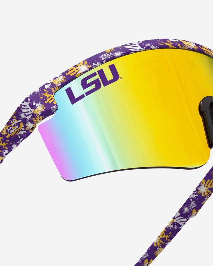 LSU Tigers Floral Large Frame Sunglasses FOCO - FOCO.com