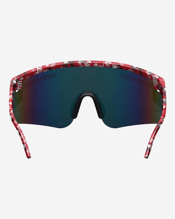 Nebraska Cornhuskers Floral Large Frame Sunglasses FOCO - FOCO.com