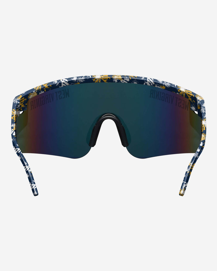 West Virginia Mountaineers Floral Large Frame Sunglasses FOCO - FOCO.com