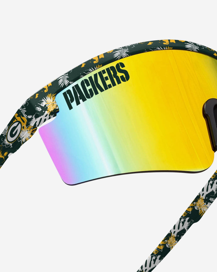 Green Bay Packers Floral Large Frame Sunglasses FOCO - FOCO.com