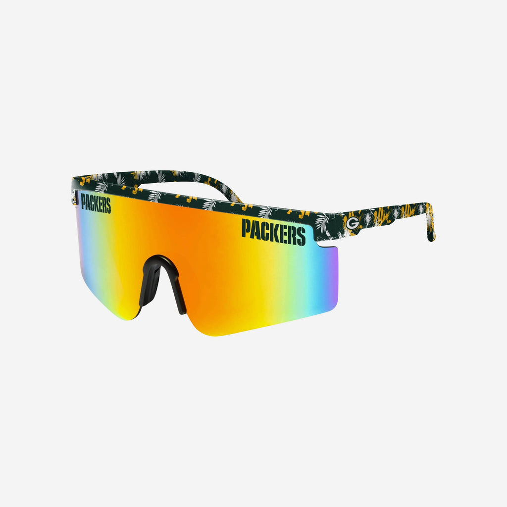 Green Bay Packers Floral Large Frame Sunglasses FOCO - FOCO.com