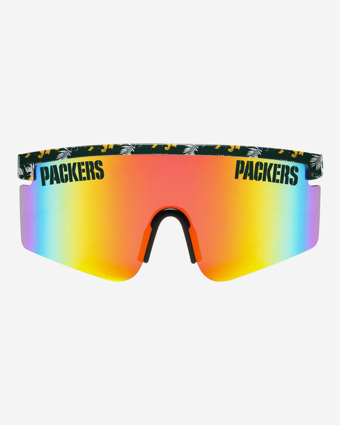 Green Bay Packers Floral Large Frame Sunglasses FOCO - FOCO.com